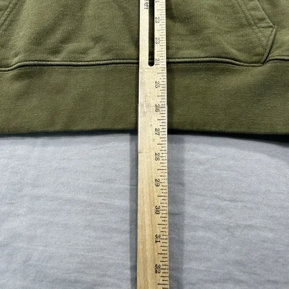 American Eagle Hoodie Mens Small Green Sweatshirt Embroidered Logo Preppy Adult - Picture 5 of 10